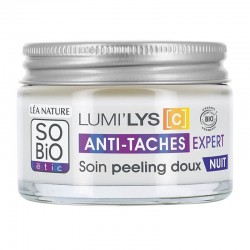 Crema de noche peeling Lumi'Lys vitamina C antimanchas Expert SO'BiO étic 30 ml