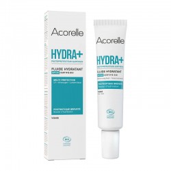 FLUIDO-FACIAL-HIDRATANTE-SPF-20-HYDRA+-ACORELLE-40-ml
