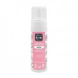 ESPUMA-LIMPIADORA-SUAVE-ROSA-Y-CALÉNDULA-BIO-NATURABIO-200-ml