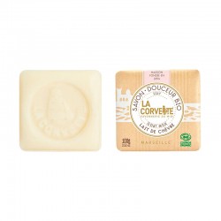 JABÓN-EN-PASTILLA-DE-LECHE-DE-CABRA-BIO-LA-CORVETTE-100-g