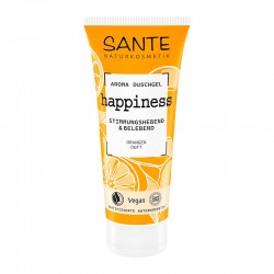 GEL-DE-DUCHA-AROMÁTICO-HAPPINESS-NARANJA-SANTE-200-ml