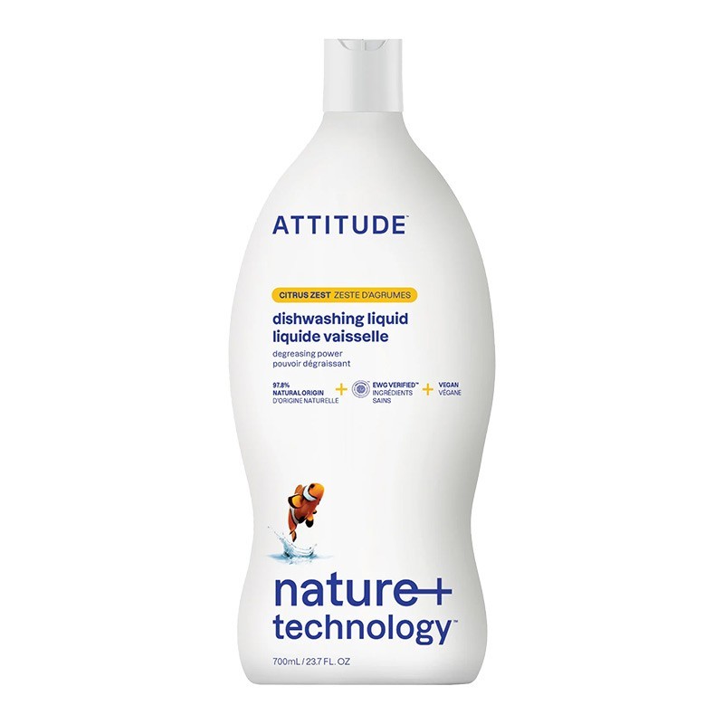 Lavavajillas concentrado cítricos Attitude 700 ml