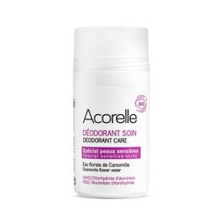 DESODORANTE PARA PIEL SENSIBLE CON MANZANILLA Y ALMENDRAS ACORELLE 50 ml