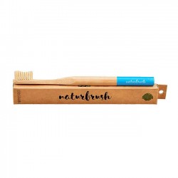 CEPILLO DE DIENTES BAMBÚ ADULTO AZUL NATURBRUSH 1 ud