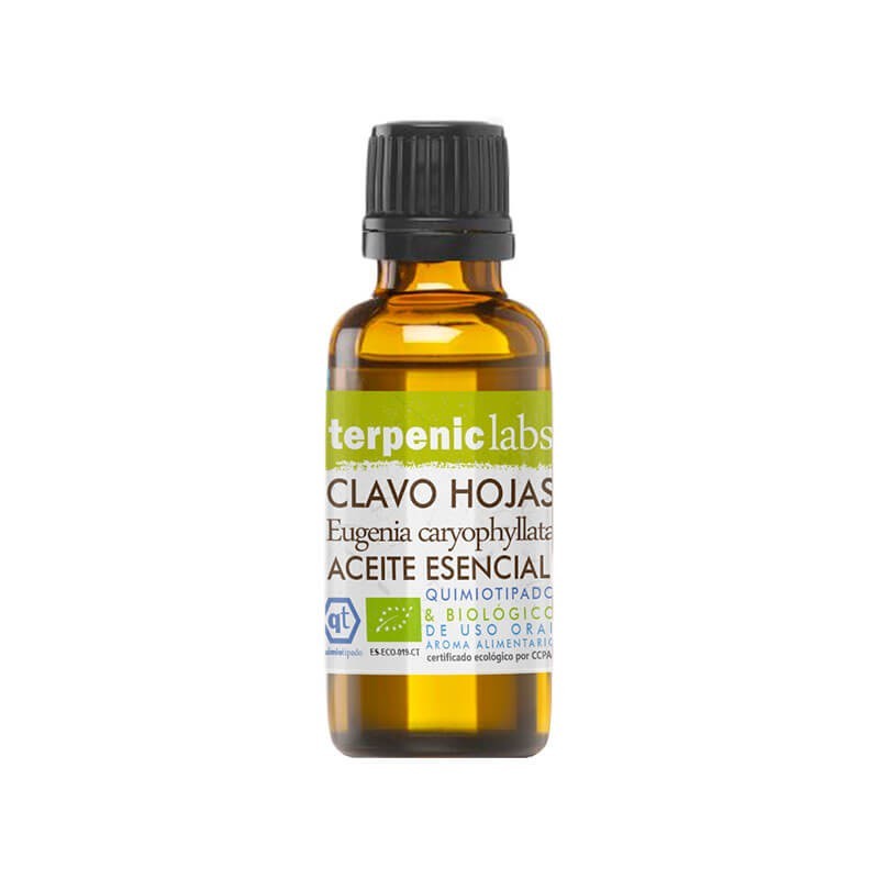 ACEITE ESENCIAL DE CLAVO (EUGENIA CARYOPHYLLATA) TERPENIC 30 ml ACEITE ESENCIAL DE CLAVO (EUGENIA CARYOPHYLLATA) TERPENIC 30 ml