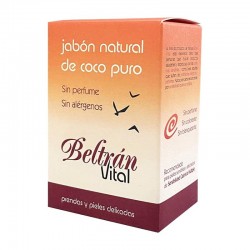 Jabón de coco puro sin perfume para ropa y piel Vital 240 g